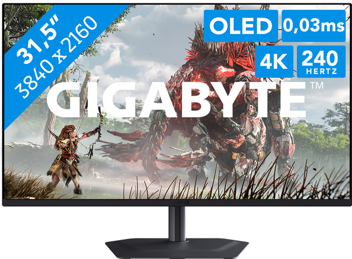 GIGABYTE MO32U24 QD-OLED Main Image