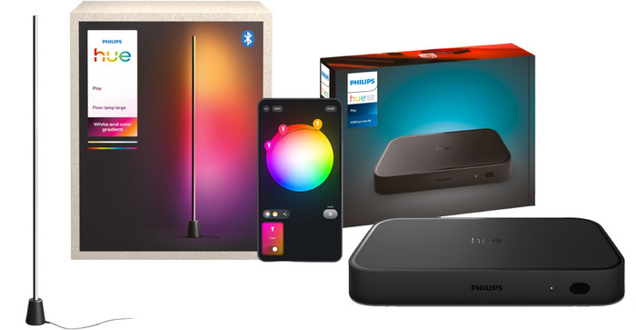 Philips Hue Play Stehleuchte White & Color + HDMI Sync Box 8K Main Image