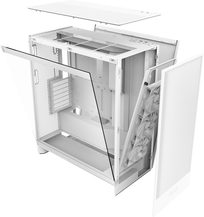 NZXT H7 Flow - Weiß visueller lieferant