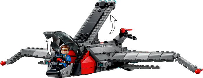 LEGO Marvel Avengers: Doomsday Quinjet 76347 produkt in gebrauch