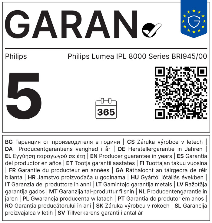 Philips Lumea IPL 8000 Series BRI945/00