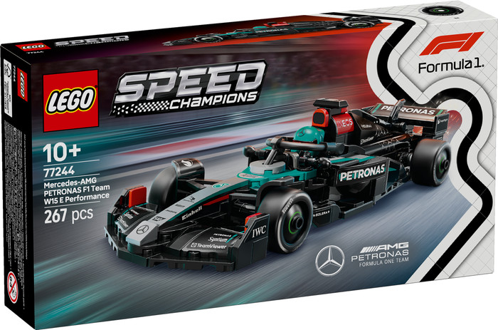 LEGO Speed Champions Mercedes-AMG F1 W15 Rennwagen 77244 verpackung