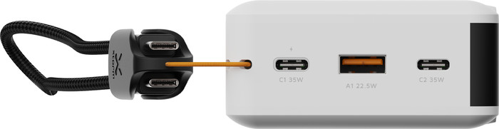 Xtorm NextGen 35 W Powerbank 20.000 mAh Weiß vorne