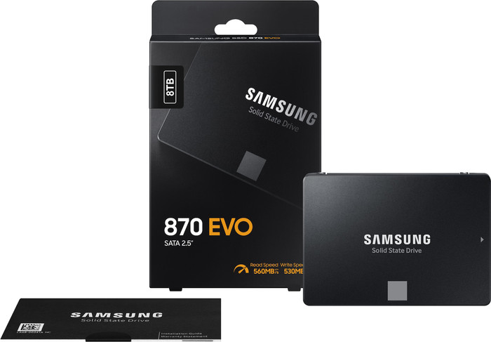 Samsung 870 EVO 2,5 Zoll 8TB verpackung