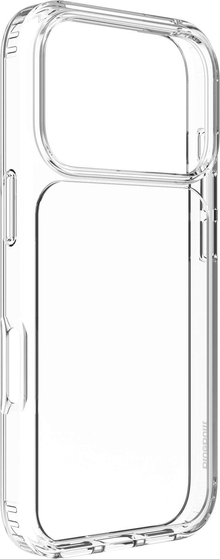 BlueBuilt Protective Cover iPhone 17 Pro Transparent + Privacy Displayschutz Doppelpack linke seite