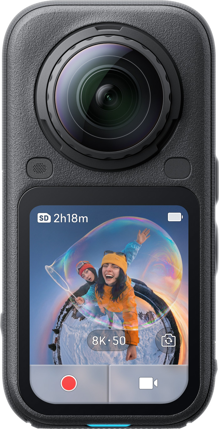 Insta360 X6 Essentials Bundle Schwarz rückseite