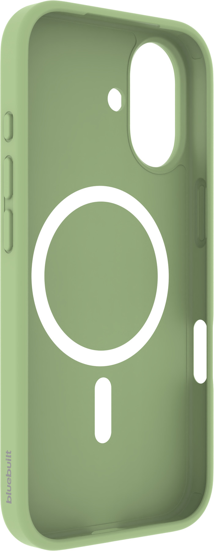 BlueBuilt Protective Backcover mit MagSafe Apple iPhone 17 Grün rechte seite