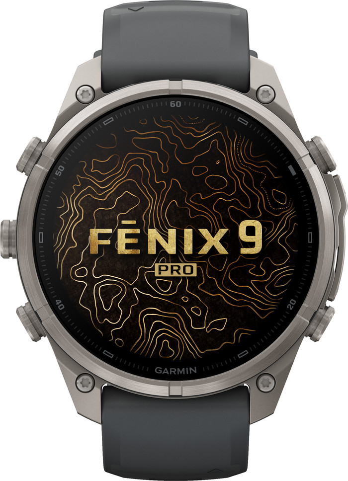 Garmin Fenix 9 Pro Black 47mm front