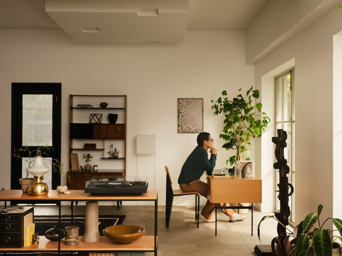 Sony PS-LX5BT Schwarz produkt in gebrauch