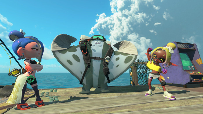 Splatoon Raiders Nintendo Switch 2 produkt in gebrauch