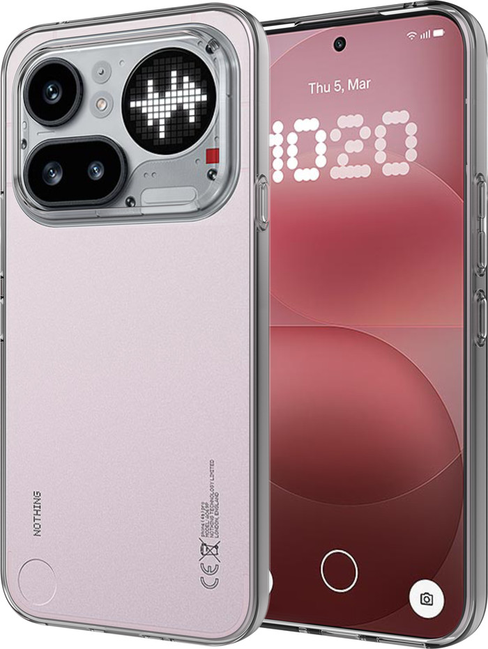 Just in Case KickLite Nothing Phone (4a) Pro Backcover Transparent rechte seite