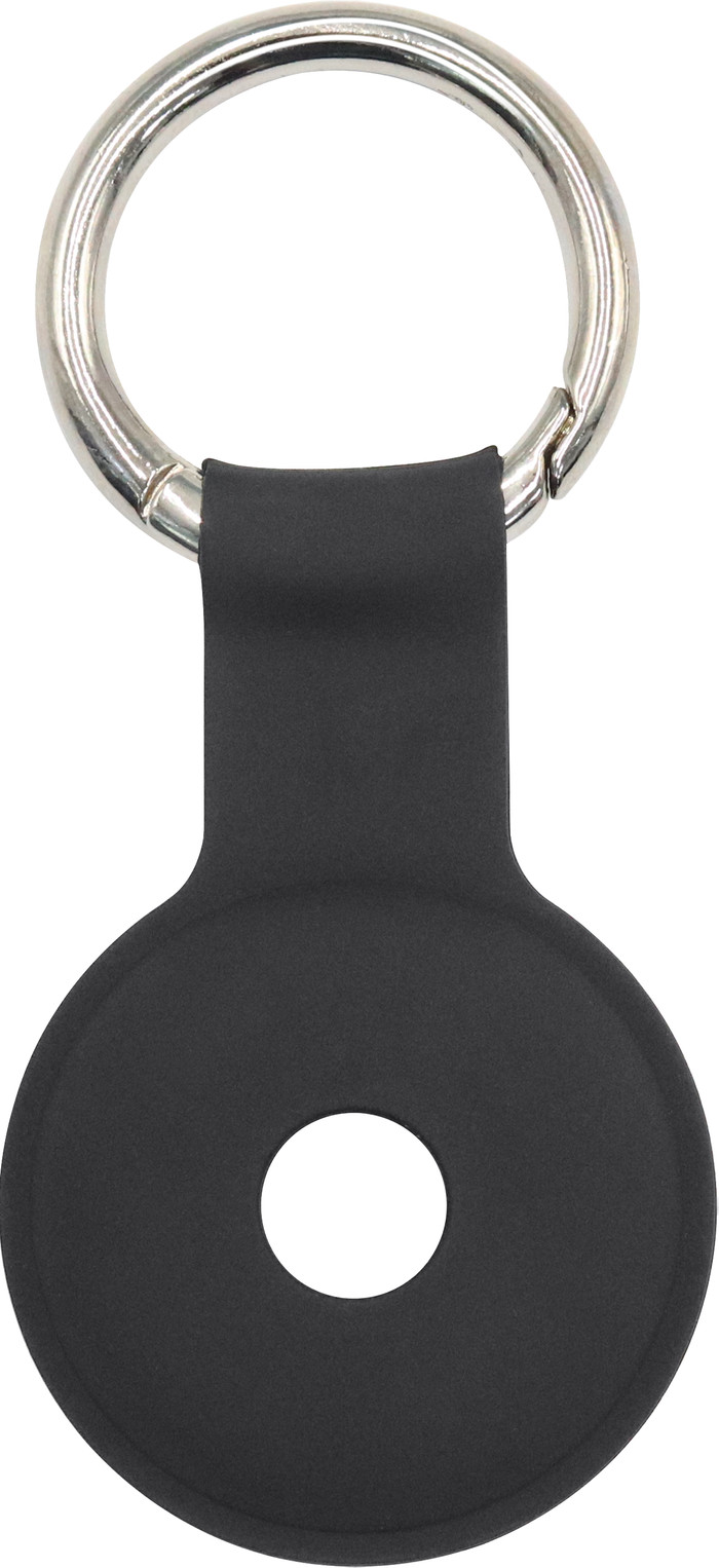 BlueBuilt Apple AirTag Schlüsselanhänger Schwarz rückseite