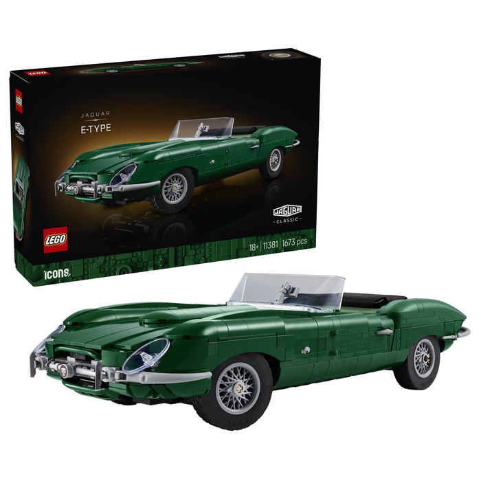 LEGO Icons Jaguar E-Type 11381 right side