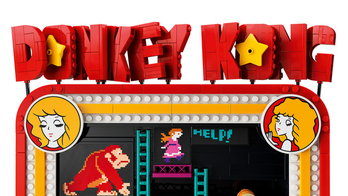 LEGO Super Mario Donkey Kong Arcade 72051 detail