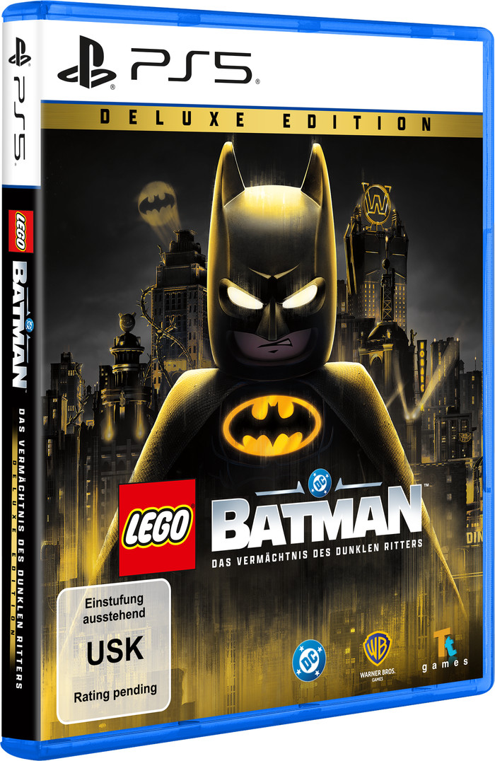LEGO Batman: Das Vermächtnis des Dunklen Ritters Deluxe Edition PS5 verpackung