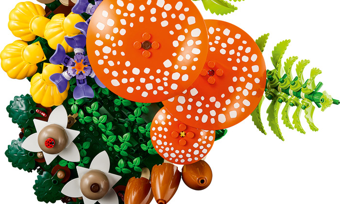 LEGO Botanicals Waldpilze 11505 detail