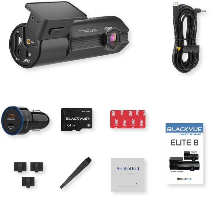 BlackVue Elite 8-1CH 64GB zubehör
