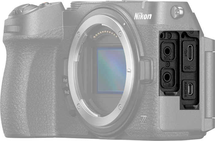 Nikon Z5IIC Gehäuse Schwarz linke seite