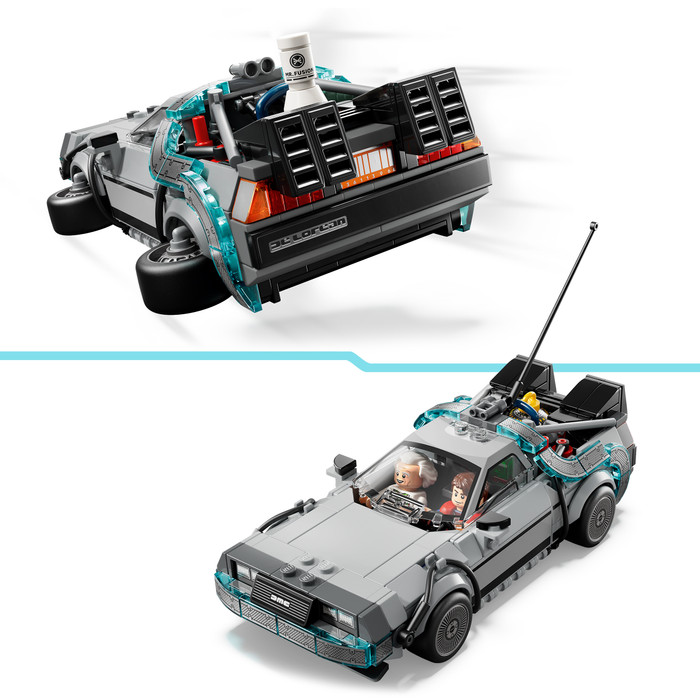 LEGO Speed Champions Zeitmaschine aus Zurück in die Zukunft 77256 produkt in gebrauch