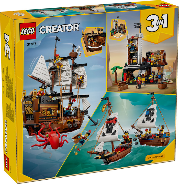 LEGO Creator 3-in-1-Sets Legendäres Piratenschiff 31387 verpackung