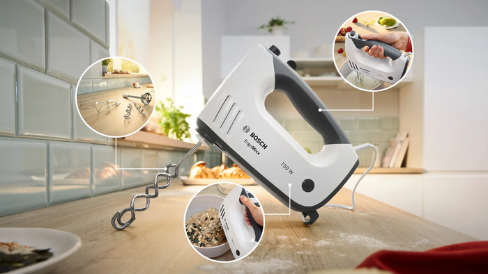 Bosch MFQ37470 ErgoMixx Weiß produkt in gebrauch