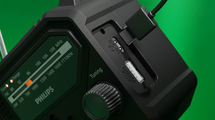 Philips TAR1609 Notfallradio detail