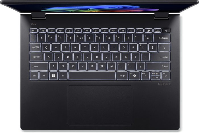 Acer TravelMate P6 14 AI TMP614-54-TCO-70QD QWERTY top