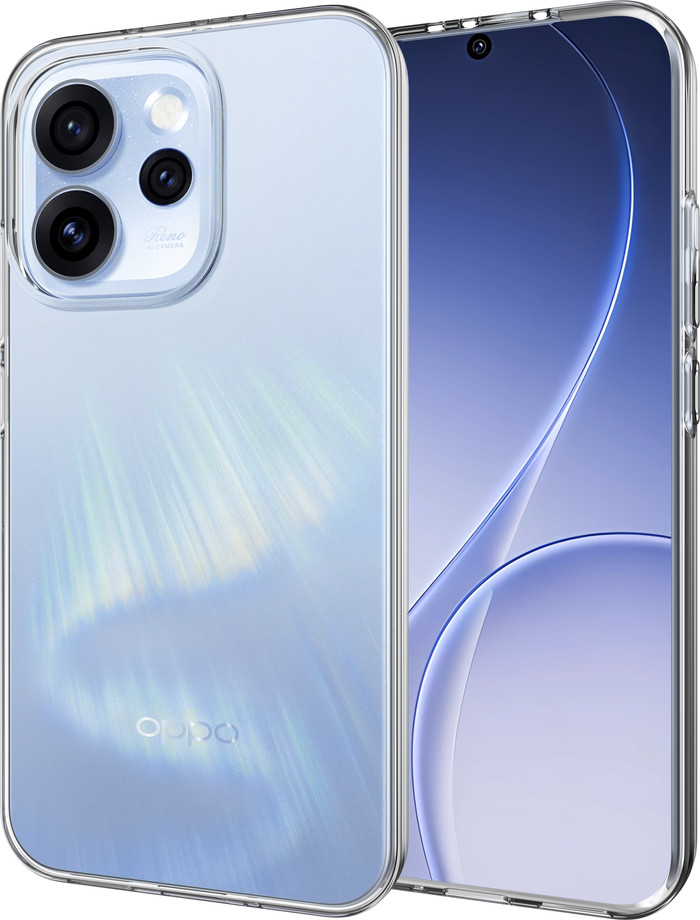 Just in Case Soft Design OPPO Reno15 Back Cover Transparent front