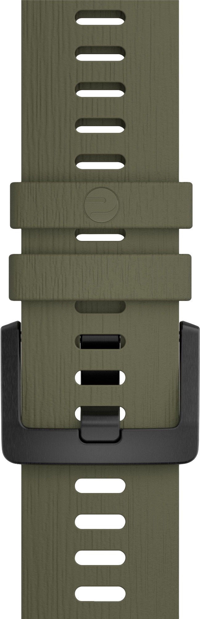 Polar Silikonarmband Grün 22 mm S/L vorne