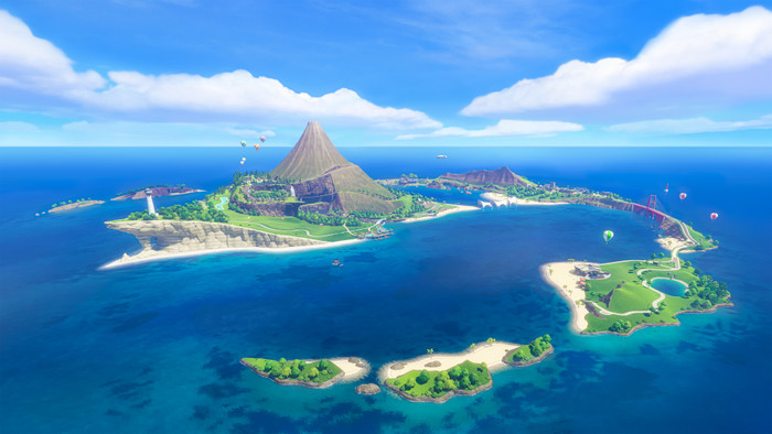 Nintendo Switch 2 + Nintendo Switch Sports Resort produkt in gebrauch