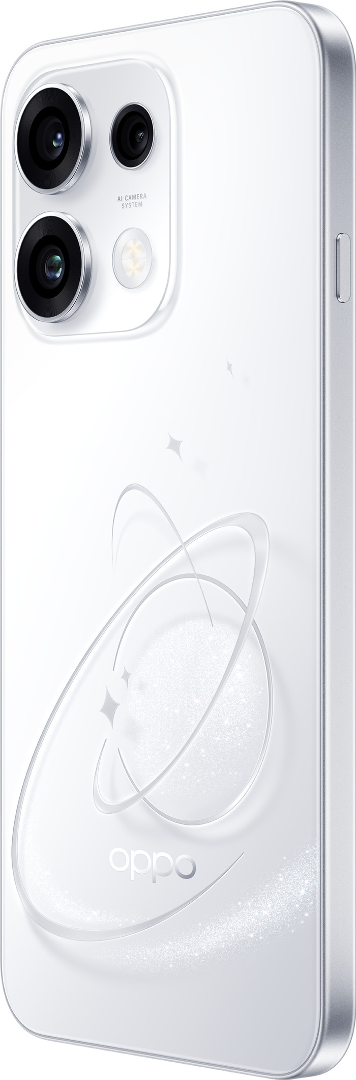 OPPO Reno16 F 256GB Weiß 5G rückseite