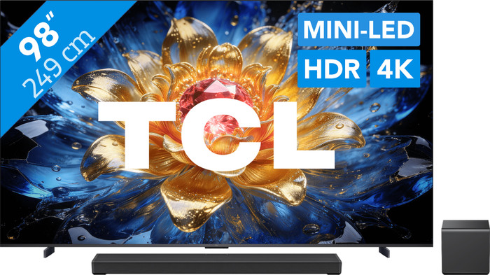 TCL QD Mini LED 98" T8D (2026) + TCL Q85K Main Image