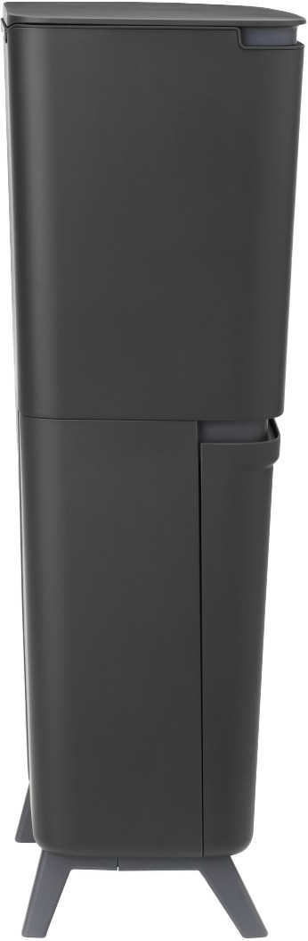 Brabantia SortUp Recycle Hi Mülleimer 25+10+10L Grau linke seite