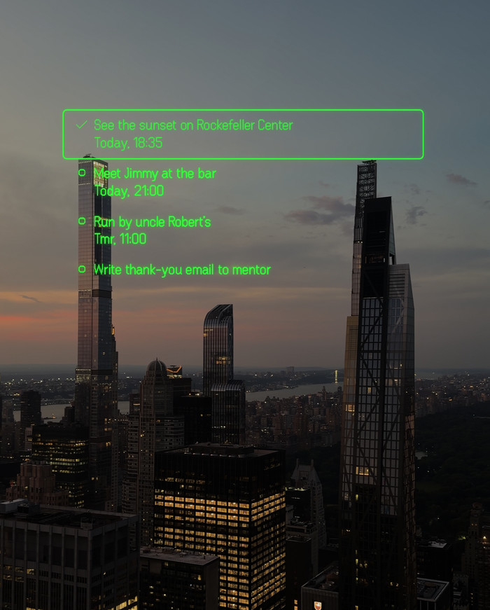 EvenRealities Even G2A Smart Glasses Green product in use