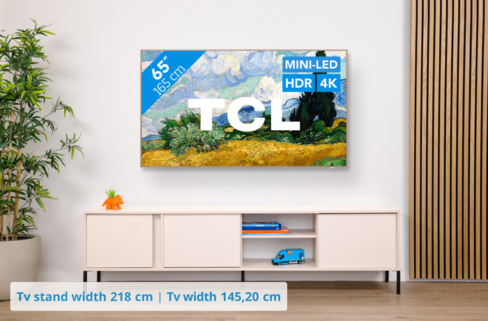 TCL QD Mini LED 65" A400 Pro (2026) visual Coolblue 1