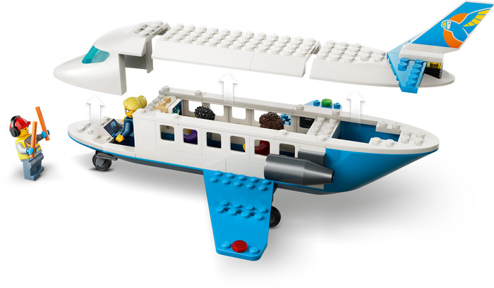 LEGO City Passagierjet 60492 detail