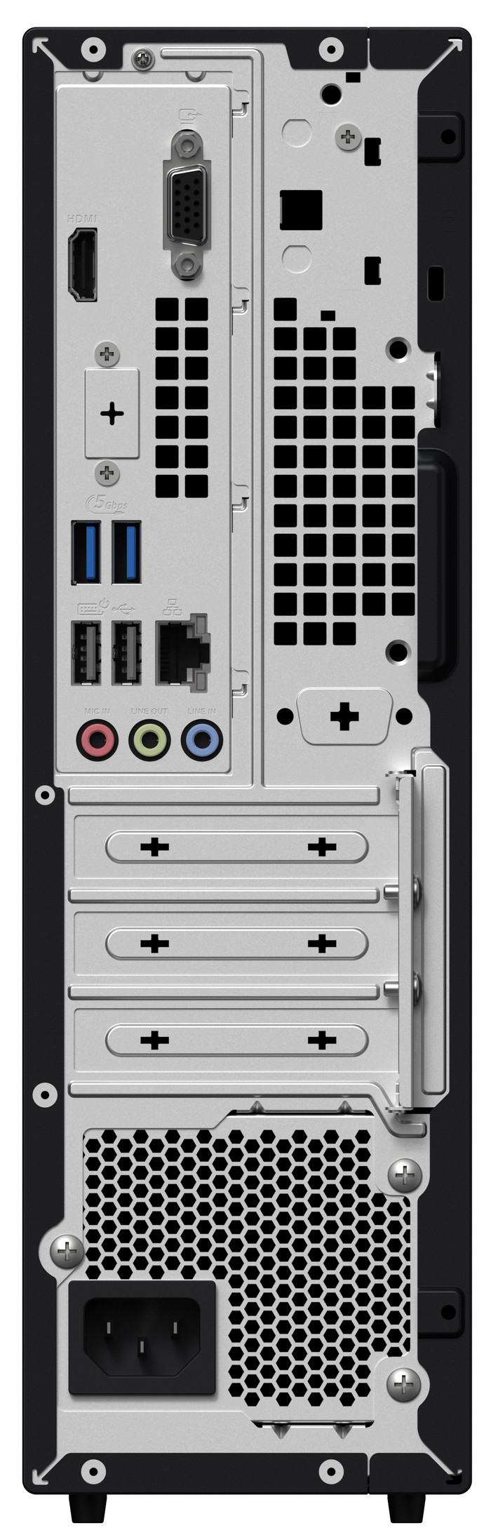 ASUS ExpertCenter SFF D501SER-714700508X rückseite