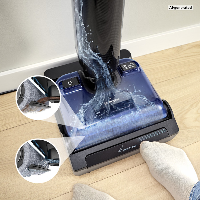 Bosch Series 6 OneFlow BHF61BM produkt in gebrauch