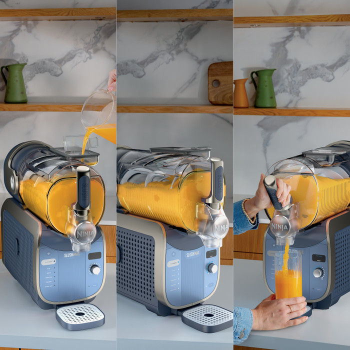 Ninja SLUSHi MAX Eismaschine Blau FS605EUBL produkt in gebrauch