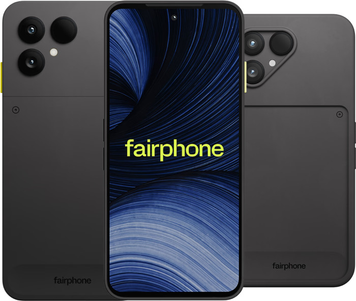Fairphone 6+ 256GB Schwarz 5G + Fairphone 6+ Protective Backcover Schwarz Main Image