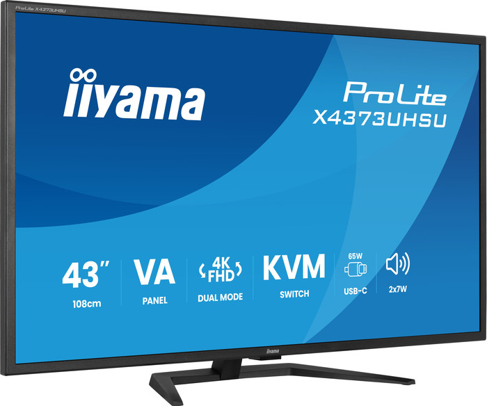 iiyama ProLite X4373UHSU-B2 front