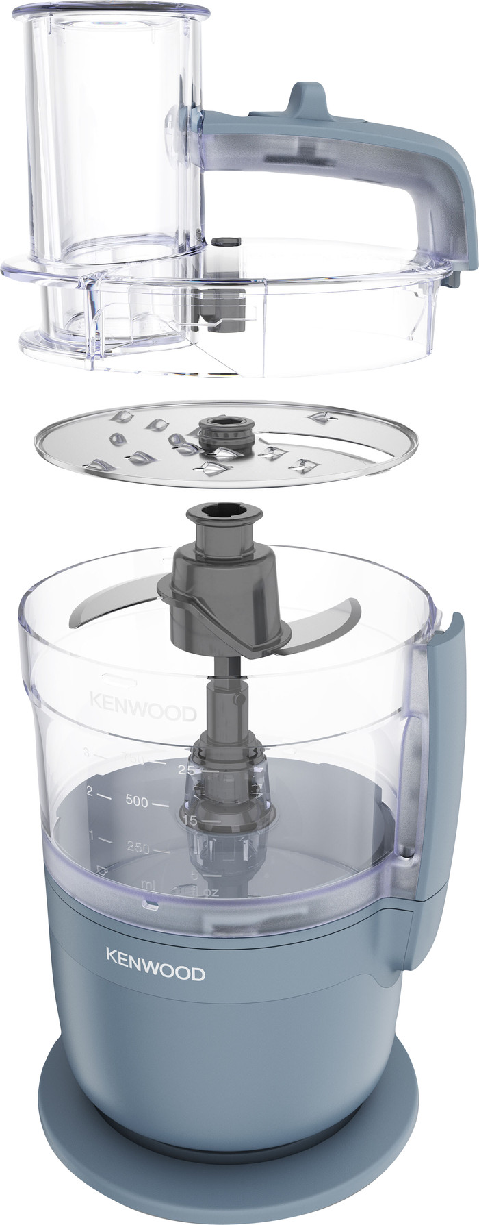 Kenwood Multipro Go FDP23.380GY Storm Blue left side