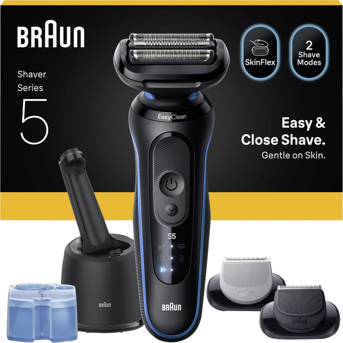 Braun Series 5 52-B7650CC Blue packaging