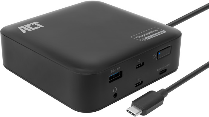 ACT USB-C Dual 4K Monitor DisplayLink Dockingstation Main Image