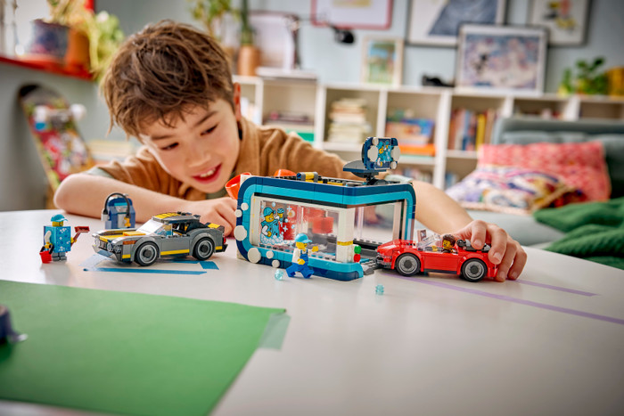 LEGO City Waschstraße 60497 produkt in gebrauch