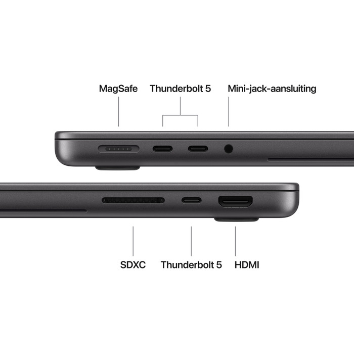 Apple MacBook Pro PROLED 14 inches M5 Pro (15 CPU / 16 GPU) 24GB/1TB Black QWERTY visual supplier