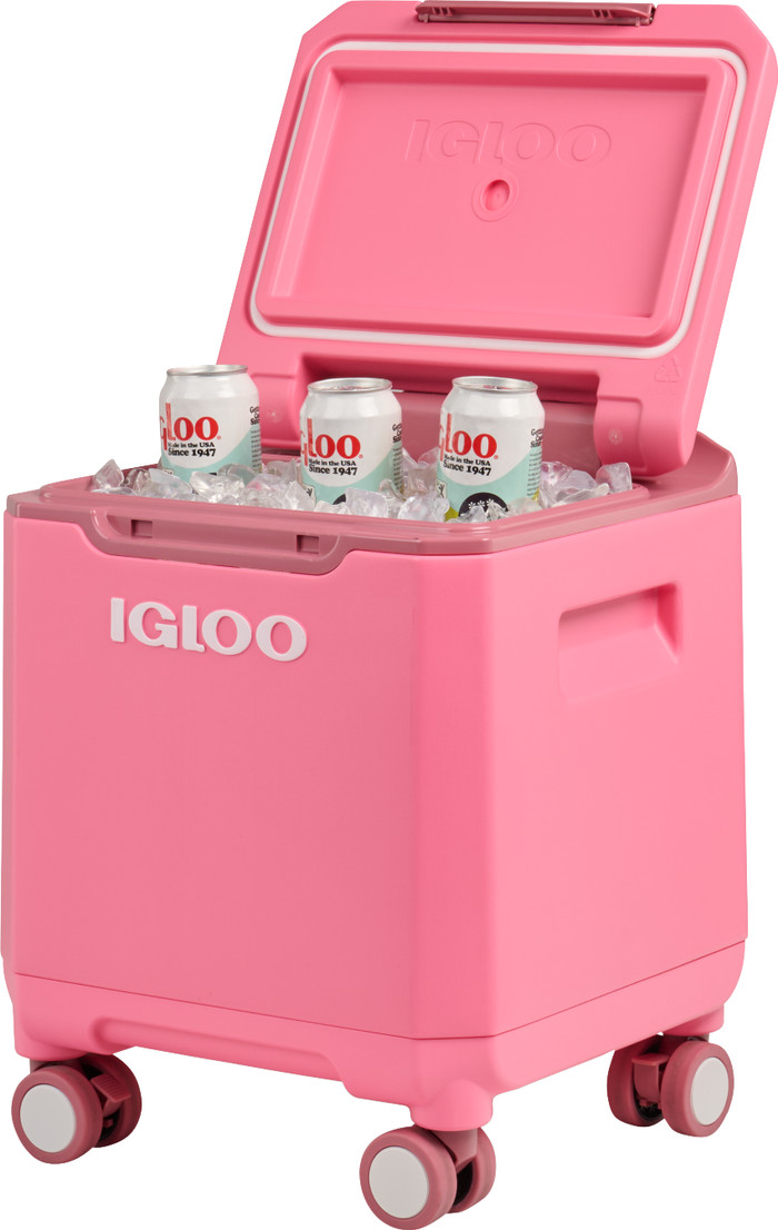 Igloo Tag Along Too Spinner 360 Pink product in use