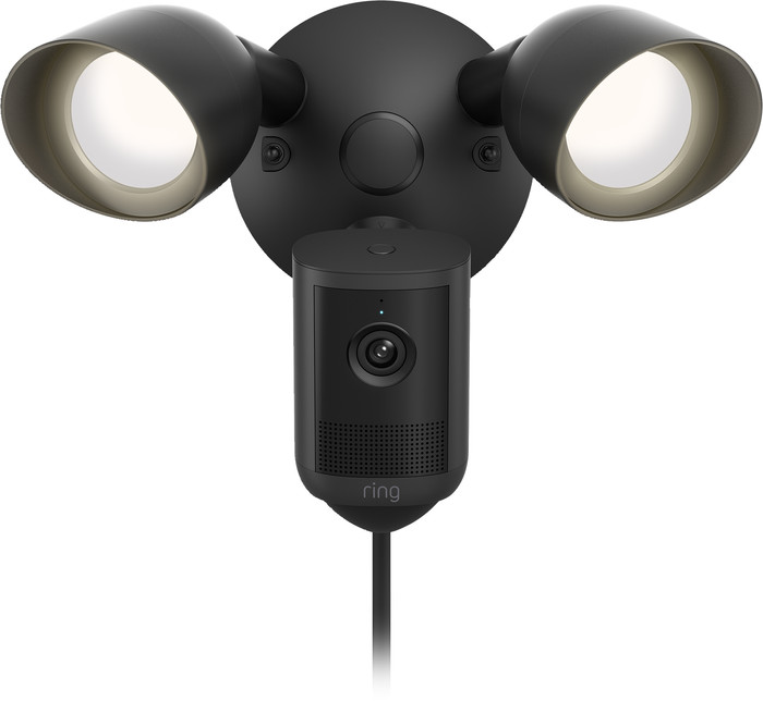 Ring Floodlight Cam 2. Generation Schwarz vorne