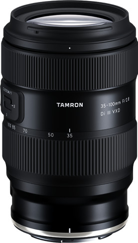 Tamron 35-100mm f/2,8 Di III VXD Nikon Z oberseite