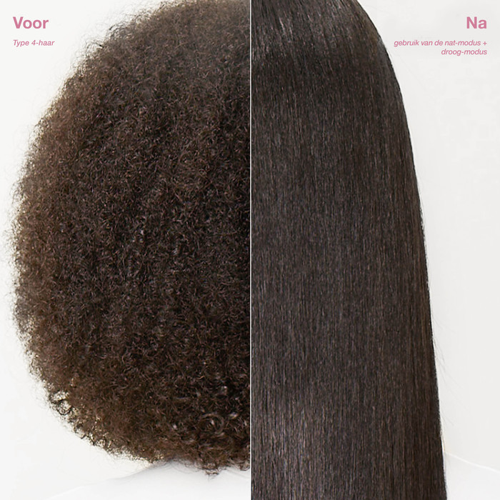 Shark SilkiPro Straight HT401EUPK Rose Petal produkt in gebrauch